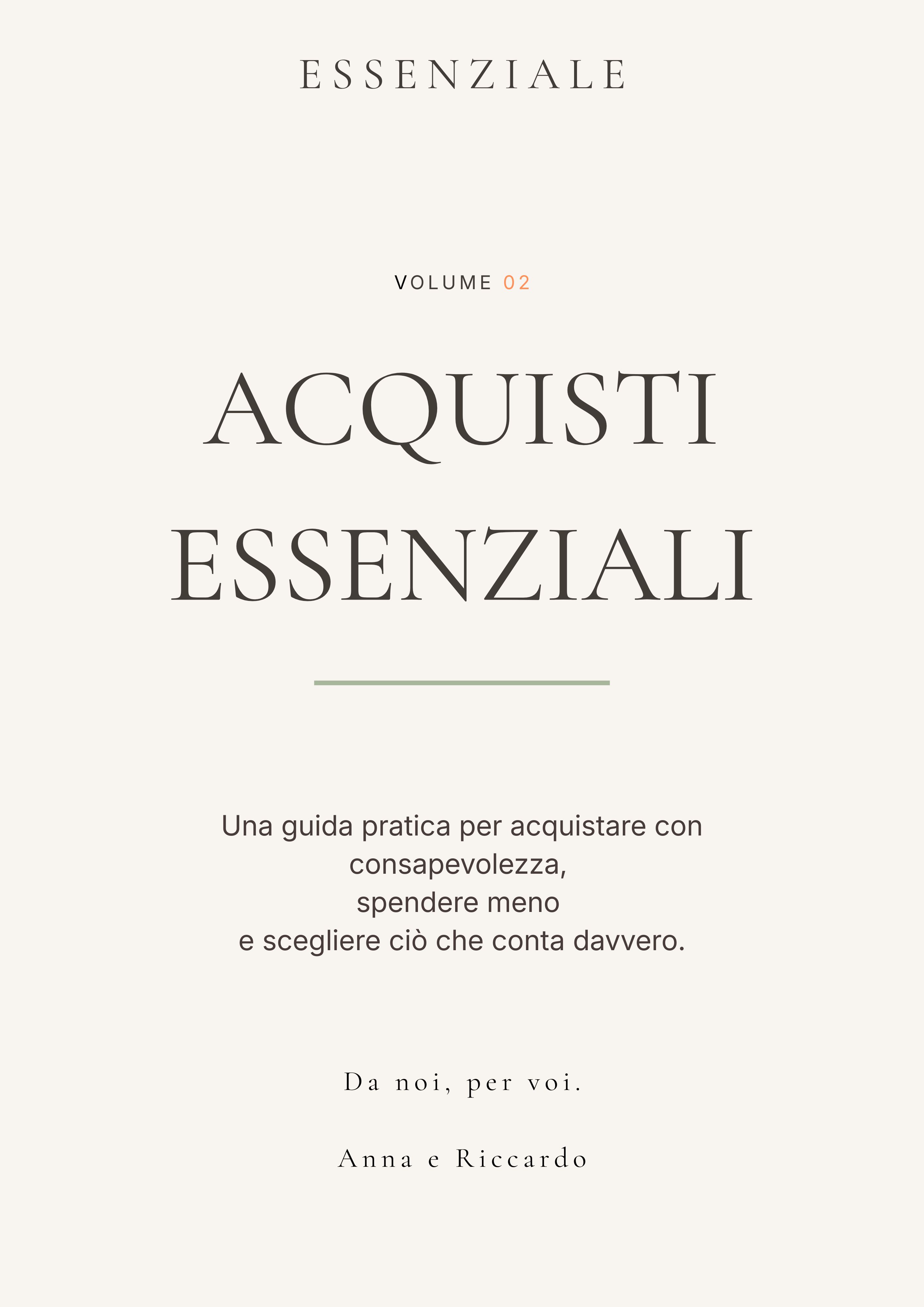 Acquisti Essenziali